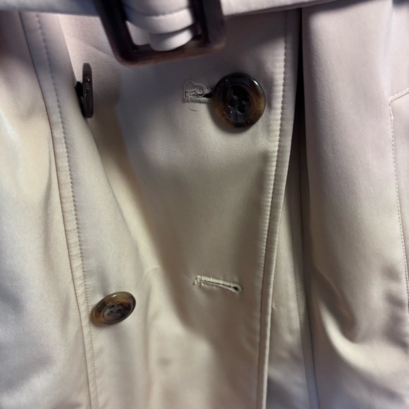 NWOT Calvin Klein Trench Coat 3/4 length. Double breasted with belt and lined. - Picture 11 of 11